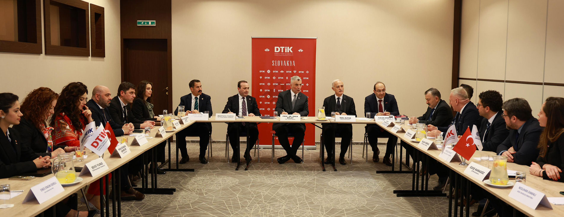 DTİK SLOVAKYA BULUŞMASI ve DTİK AVRUPA TEMSİLCİLER KURULU TOPLANTISI (20 Şubat 2024, Bratislava)